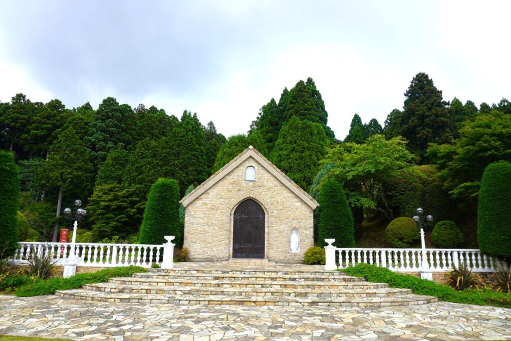 Chapel in the Hotel de Yama garden