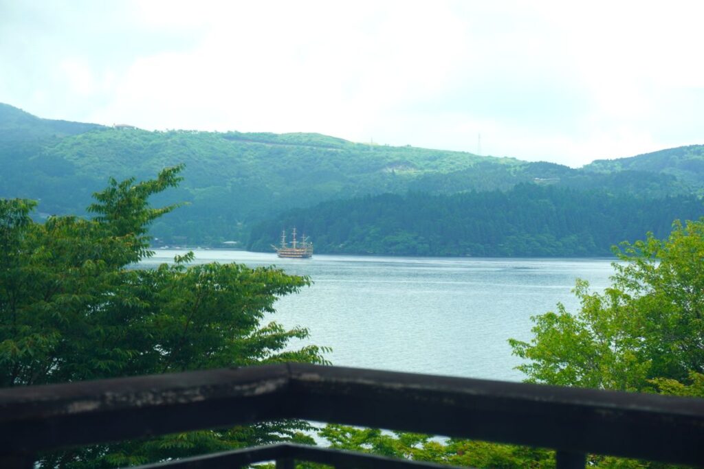 View of Lake Ashi from Hotel de Yama